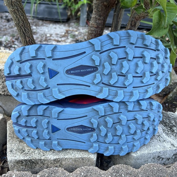 Brooks Cascadia 16 Women's Size 8.5 B (Medium) Trail Running Shoe Red Blue - Picture 8 of 10